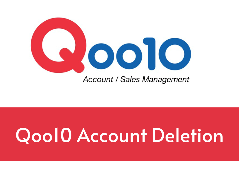 delete Qoo10 account