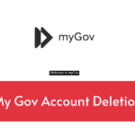 delete mygov account