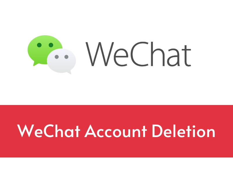 delete wechat account